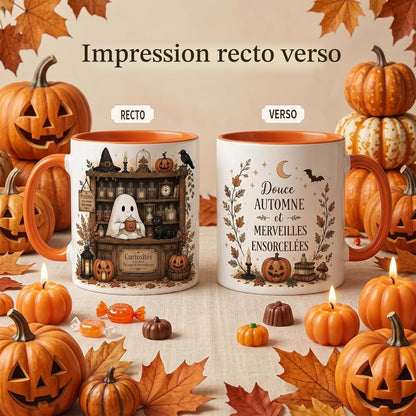 Mug Fantôme Automne – 360 ml | Illustration Recto Verso