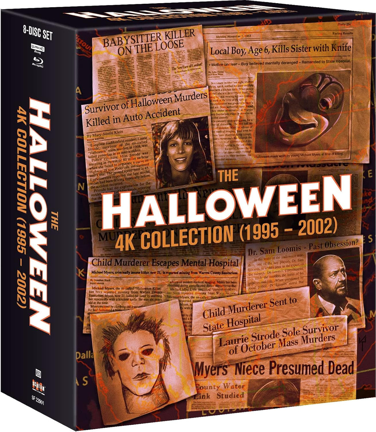 The Halloween 4K Collection (1995–2002) – Coffret 8 disques 4K Ultra HD