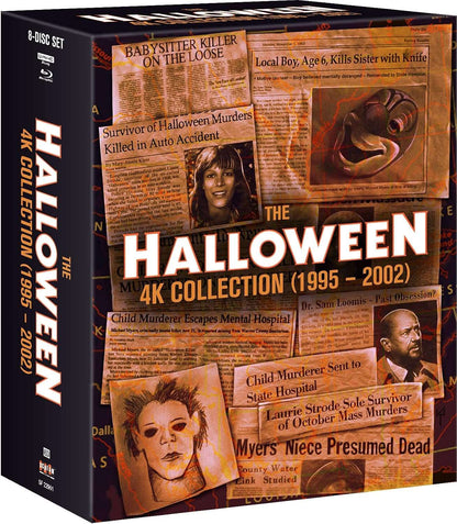 The Halloween 4K Collection (1995–2002) – Coffret 8 disques 4K Ultra HD