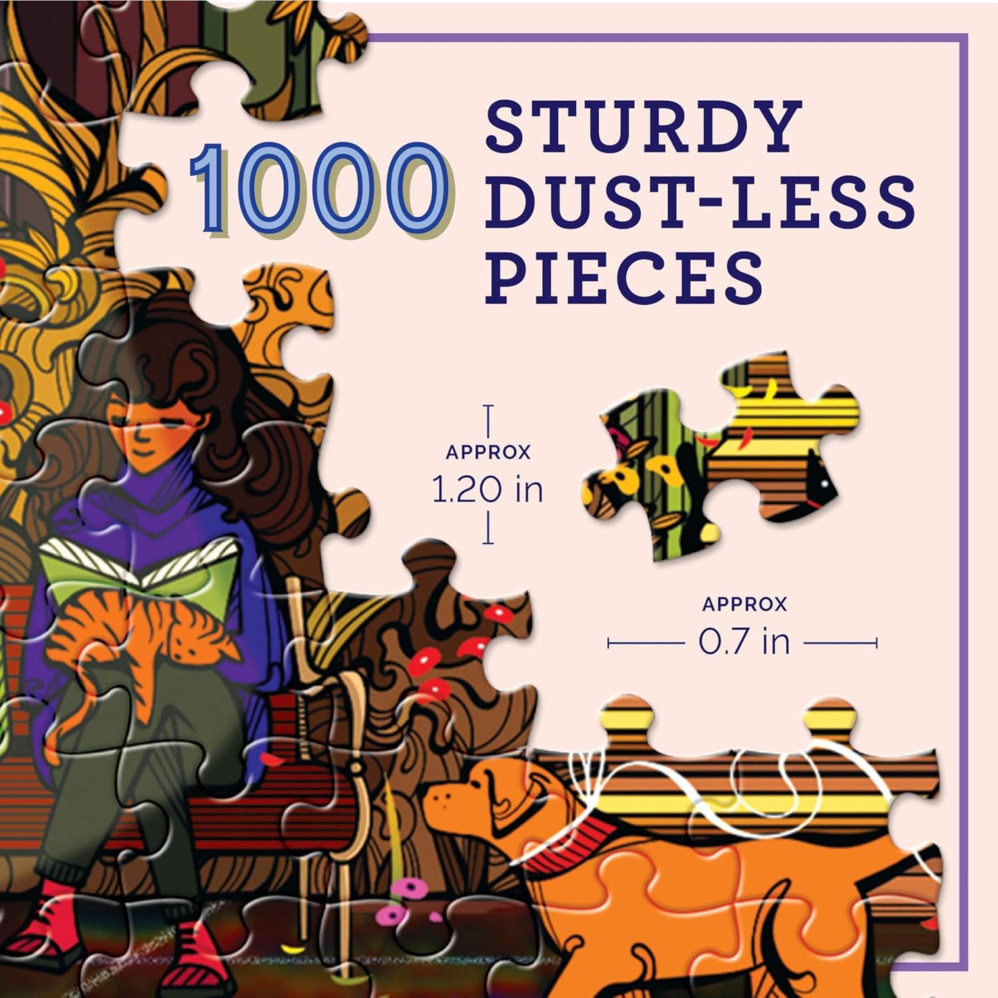Puzzle 1000 pièces – Automne à Brooklyn | Illustration Laura El | eeboo