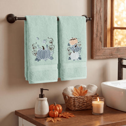 Serviettes Automne brodées – Lot de 2 | Artoid Mode