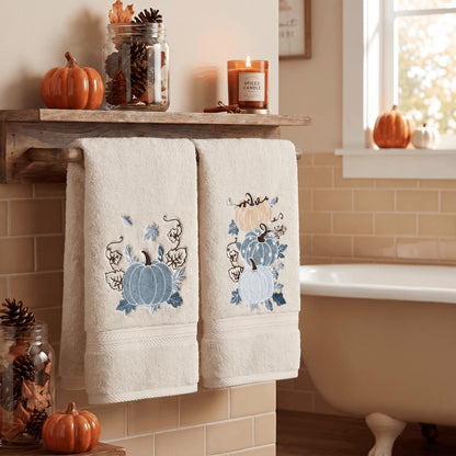 Serviettes Automne brodées – Lot de 2 | Artoid Mode