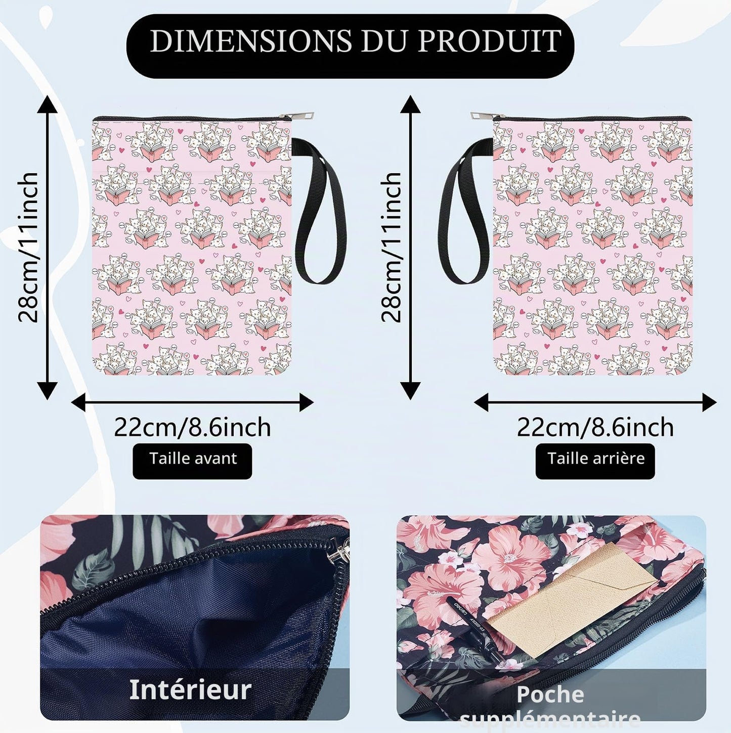 Pochette de protection pour livre – Collection Craspire