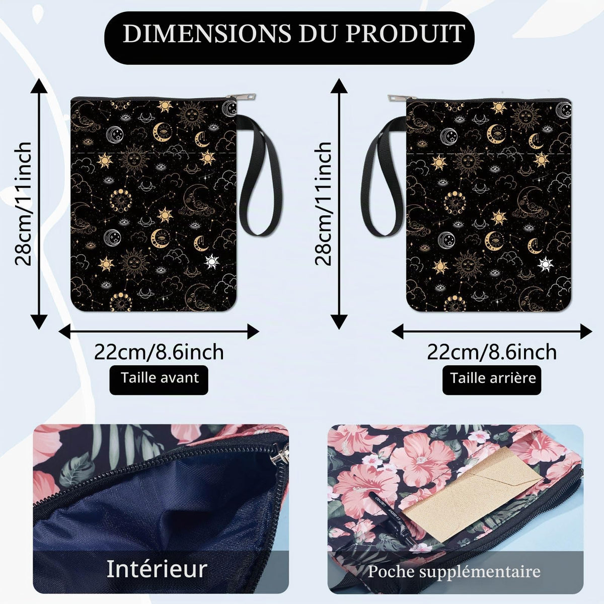 Pochette de protection pour livre – Collection Craspire