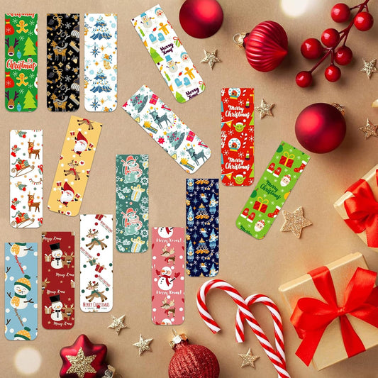 Marque-pages magnétiques de Noël – lot de 30