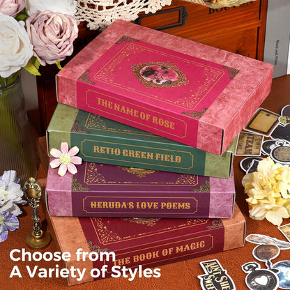 Kit de scrapbooking vintage – 185 pièces