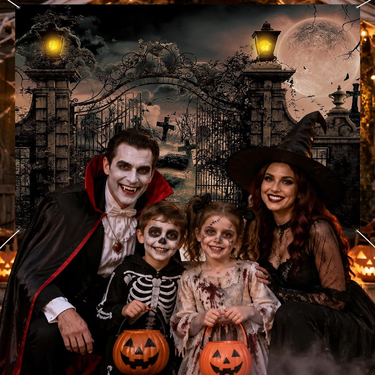 Toile de fond Halloween – 240 × 180 cm