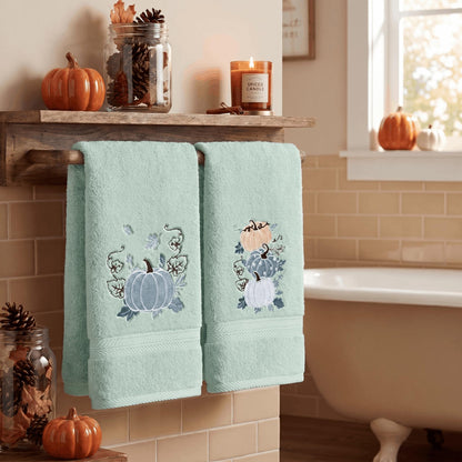 Serviettes Automne brodées – Lot de 2 | Artoid Mode