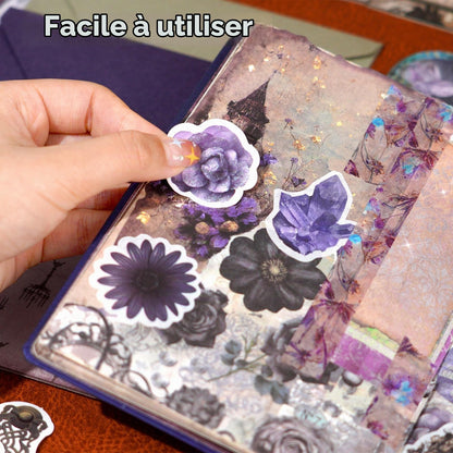 Kit de scrapbooking vintage – 185 pièces