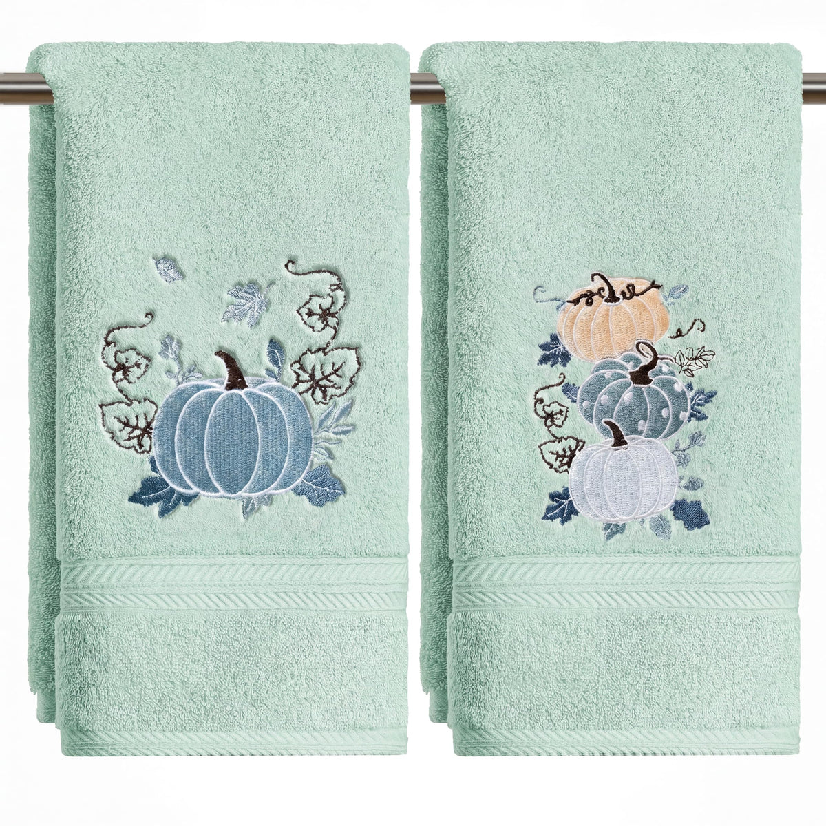 Serviettes Automne brodées – Lot de 2 | Artoid Mode