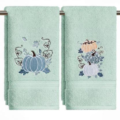 Serviettes Automne brodées – Lot de 2 | Artoid Mode