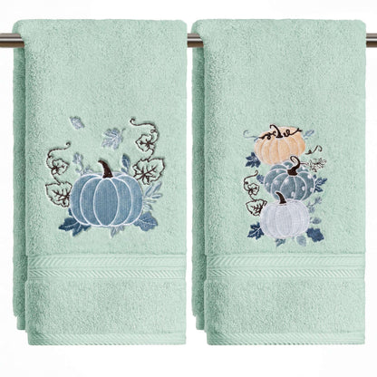 Serviettes Automne brodées – Lot de 2 | Artoid Mode