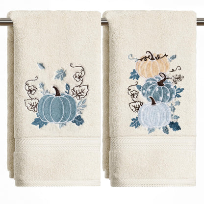 Serviettes Automne brodées – Lot de 2 | Artoid Mode
