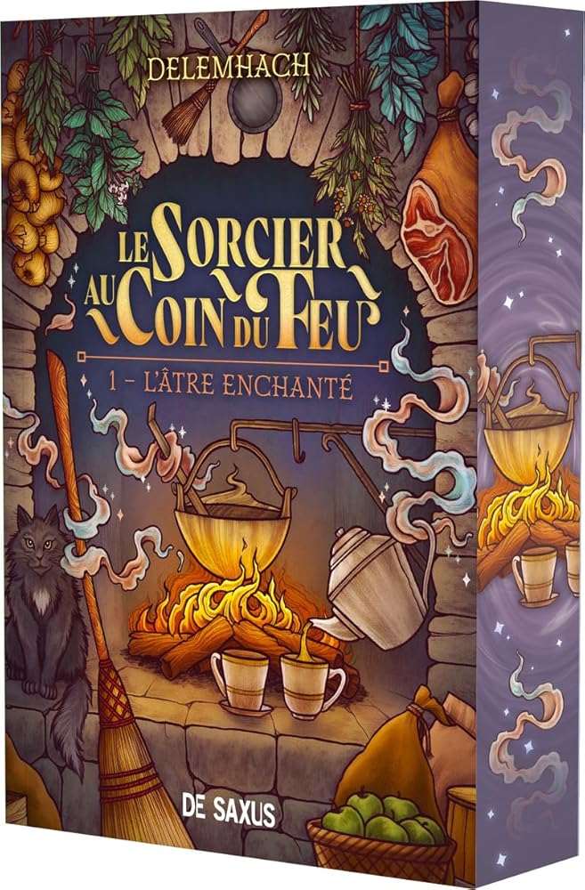 Le Sorcier au coin du feu - Tome 01 L'Âtre enchanté (broché) (01) cover image