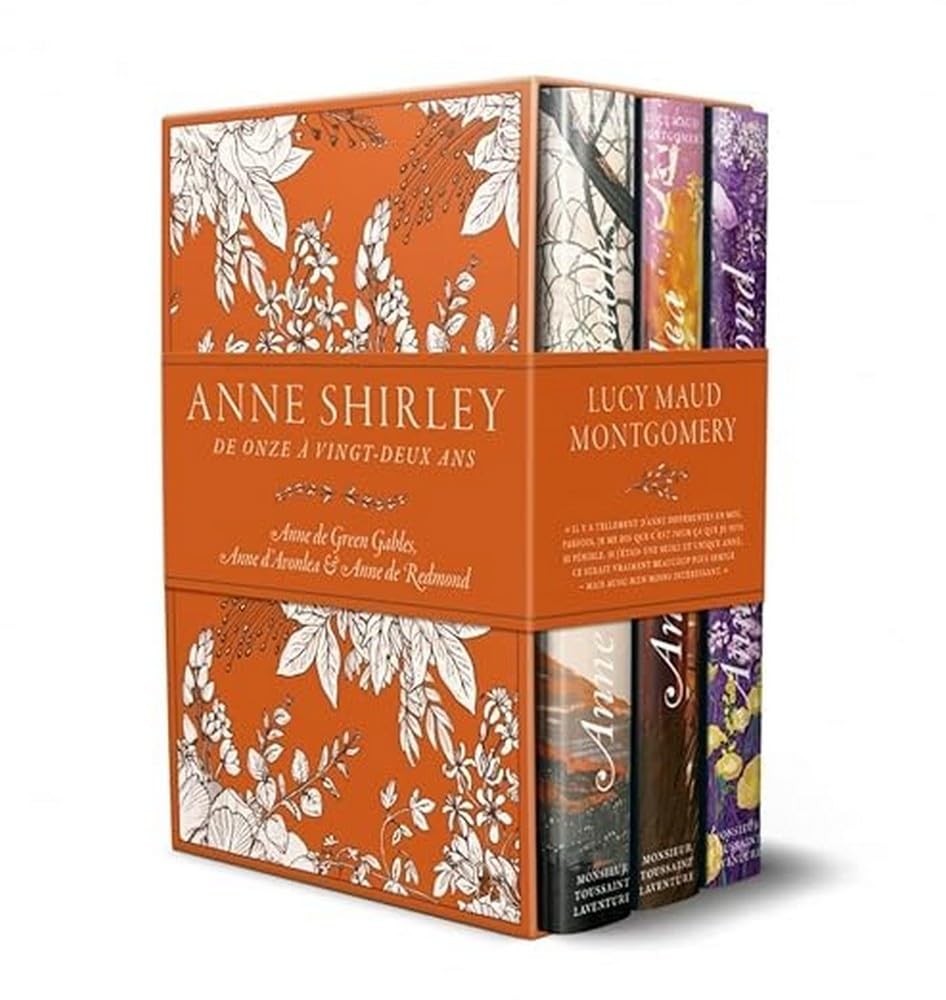 Anne Shirley - De onze à vingt-deux ans: Coffret en 3 volumes : Anne de Green Gables ; Anne d'Avonlea & Anne de Redmond + 1 journal et 3 cartes postales cover image