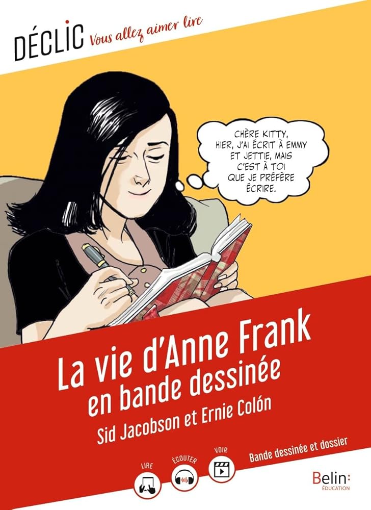 La Vie d'Anne Frank en bande dessinée cover image