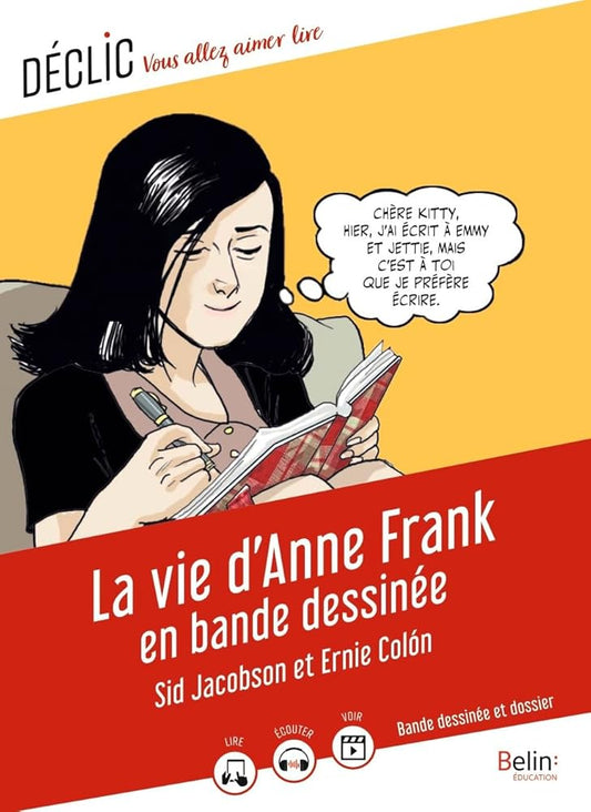 La Vie d'Anne Frank en bande dessinée cover image
