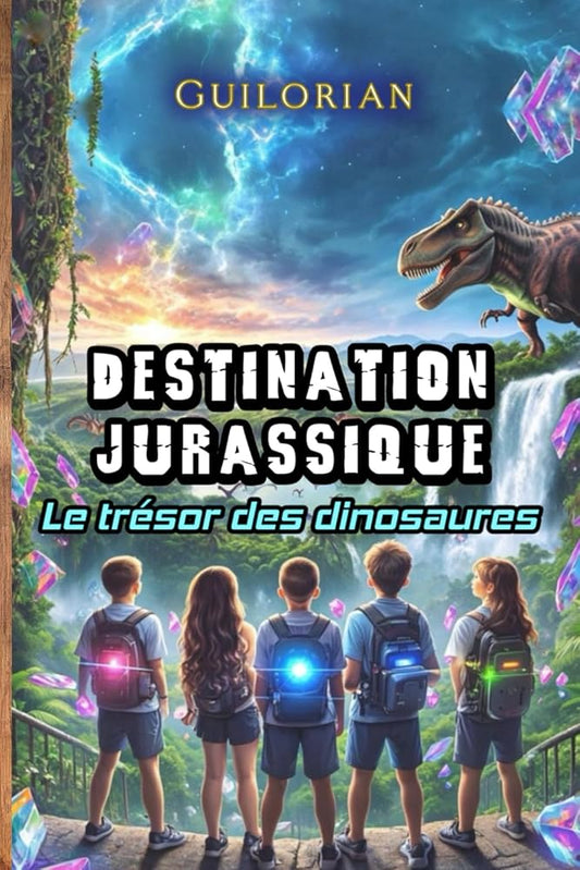 Destination Jurassique - Le trésor des dinosaures: Roman d’aventure jeunesse avec dinosaures, voyage dans le temps et mystères – Un livre fantastique ... et la confiance en soi. (French Edition) cover image