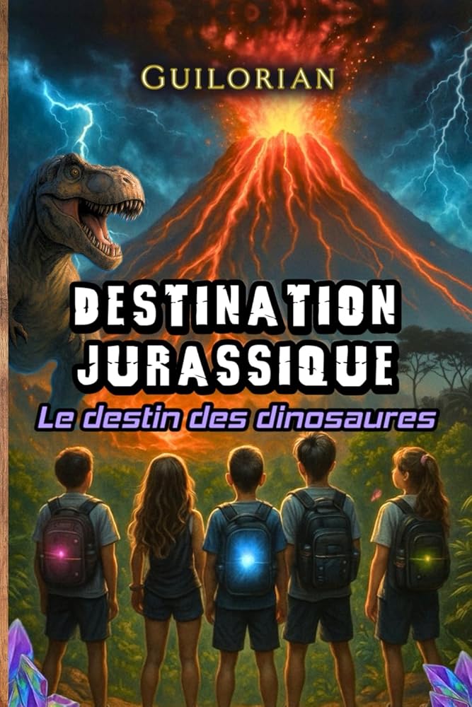 Destination Jurassique - Le destin des dinosaures: Livre jeunesse avec dinosaures, mystères et amitié. Aventure fantastique pour les 8-12 ans. cover image