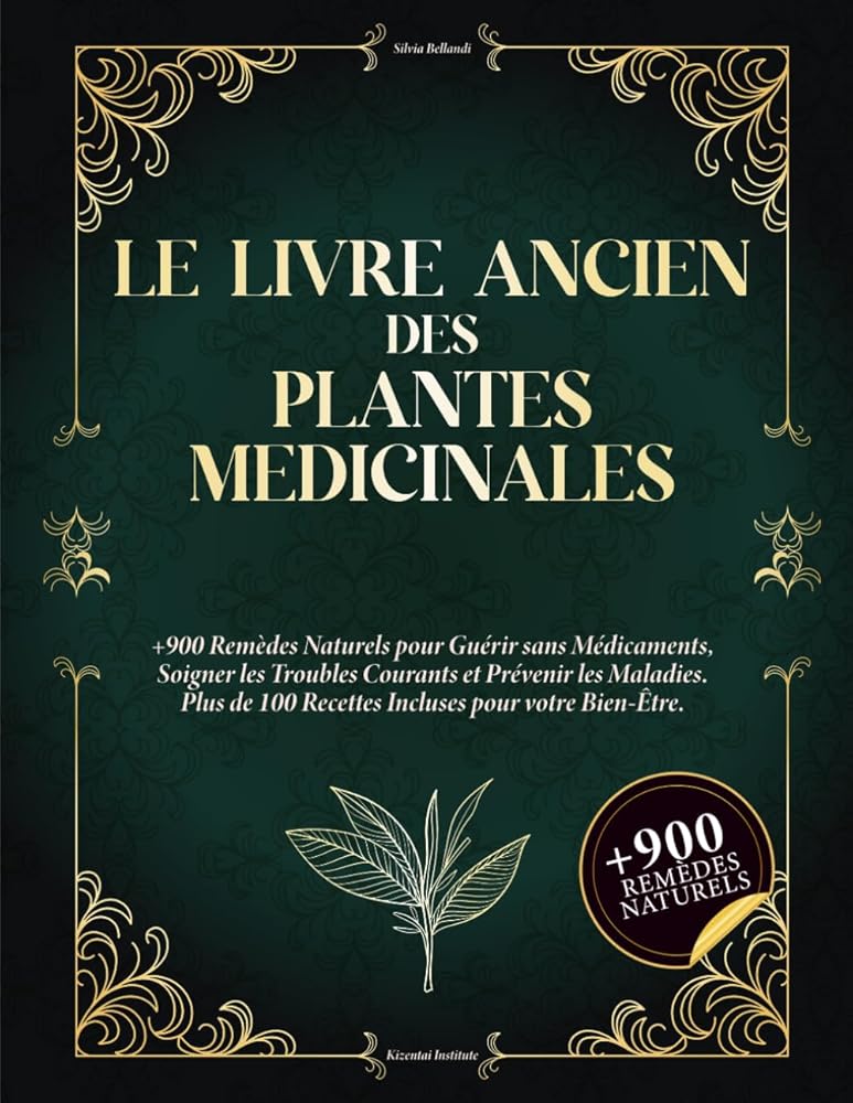 Le Livre Ancien des Plantes Médicinales: 900+ remèdes naturels pour se soigner sans médicaments, soulager les maux du quotidien et prévenir les maladies. Avec 100+ recettes bien-être. cover image