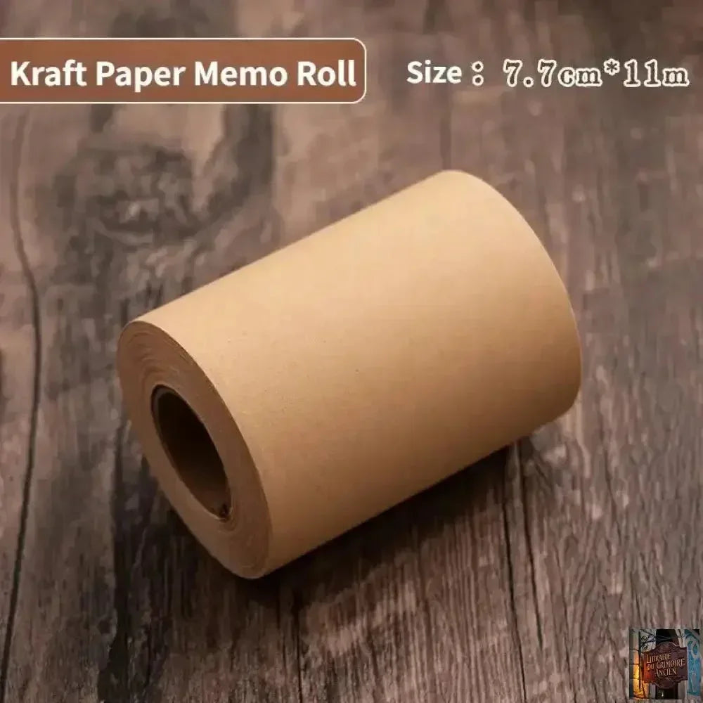 Bloc-notes en bois de style rétro - © 2026 Le Grimoire Ancien