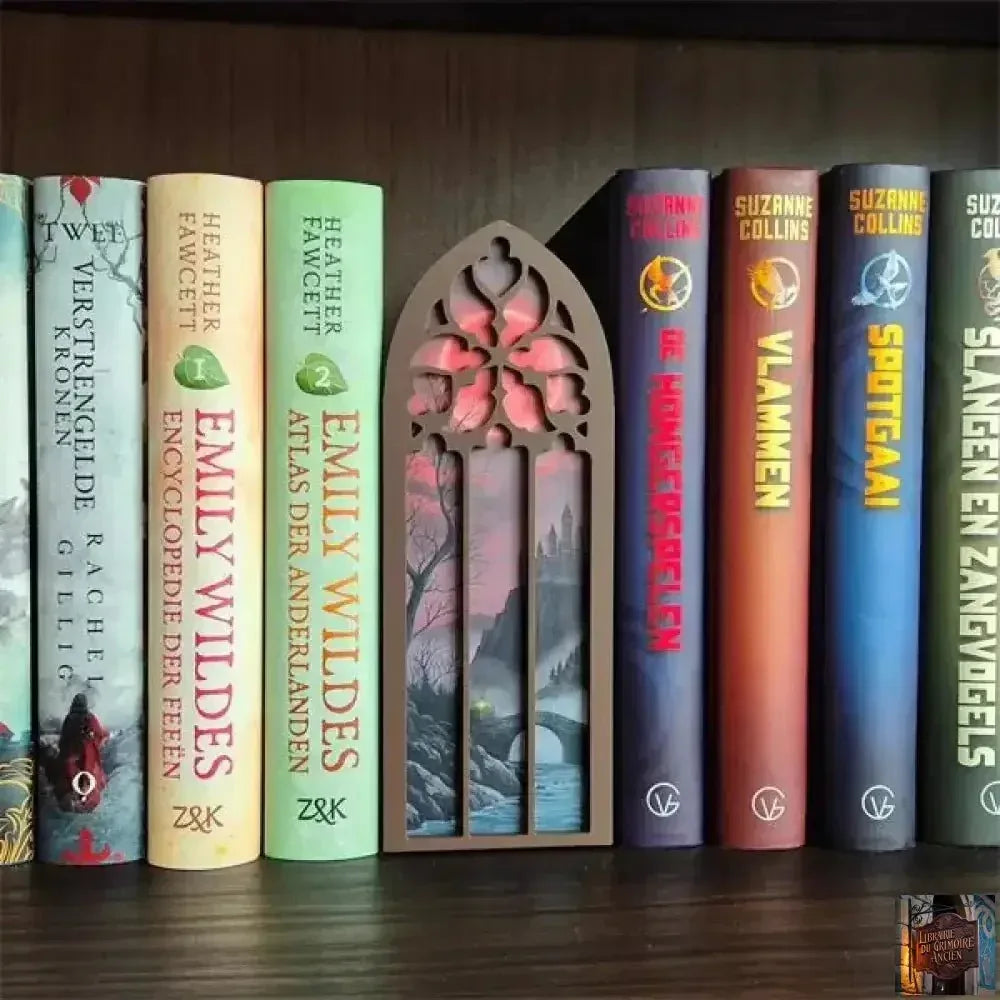 Boîte de marque-pages pratiques, fantaisie, dragon, lune de sang, paysages - © 2026 Le Grimoire Ancien