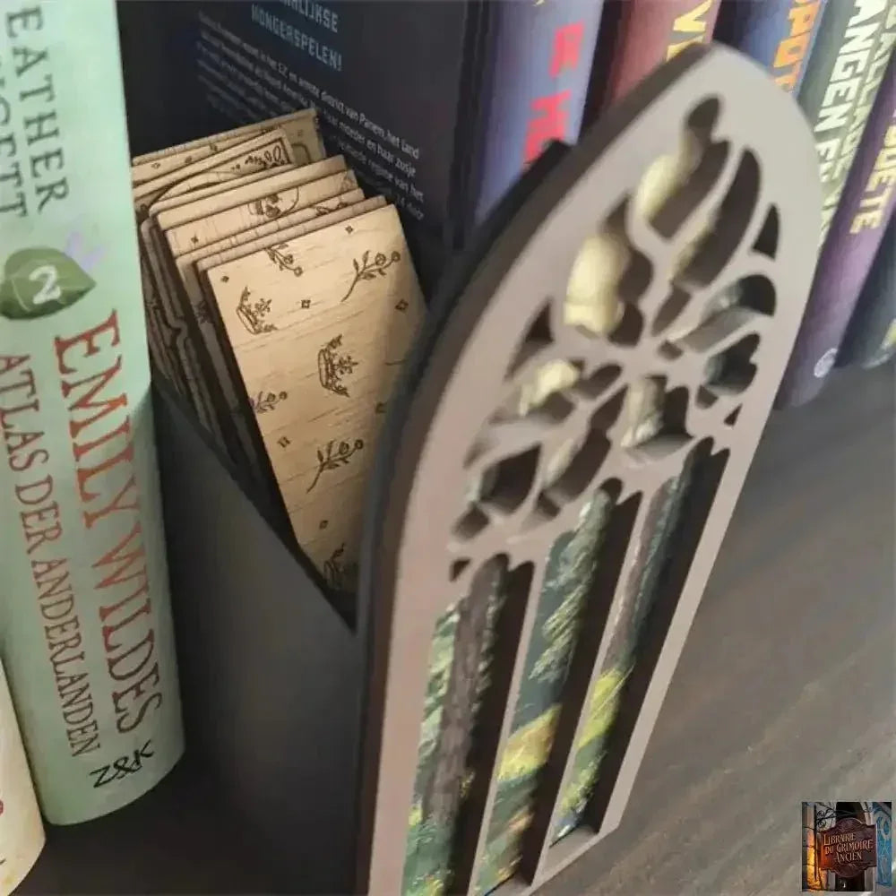 Boîte de marque-pages pratiques, fantaisie, dragon, lune de sang, paysages - © 2026 Le Grimoire Ancien