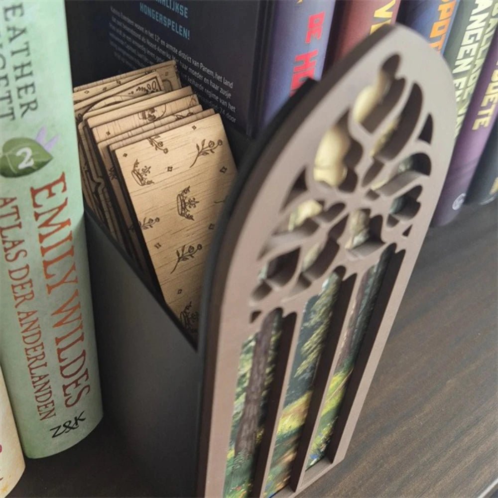 Boîte de marque - pages pratiques, fantaisie, dragon, lune de sang, paysages - Le Grimoire Ancien