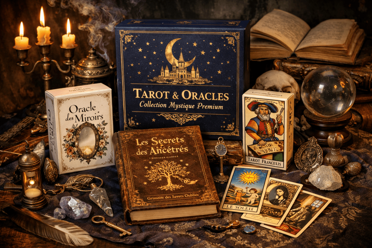 Bundle Initiation aux Arts divinatoires - Collection débutant - © 2026 Le Grimoire Ancien