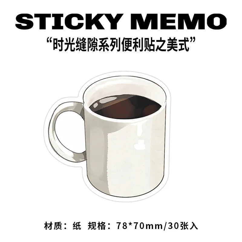 Cahier mémo déchirable de la série Time Gap, pense - bête américain rétro - Le Grimoire Ancien