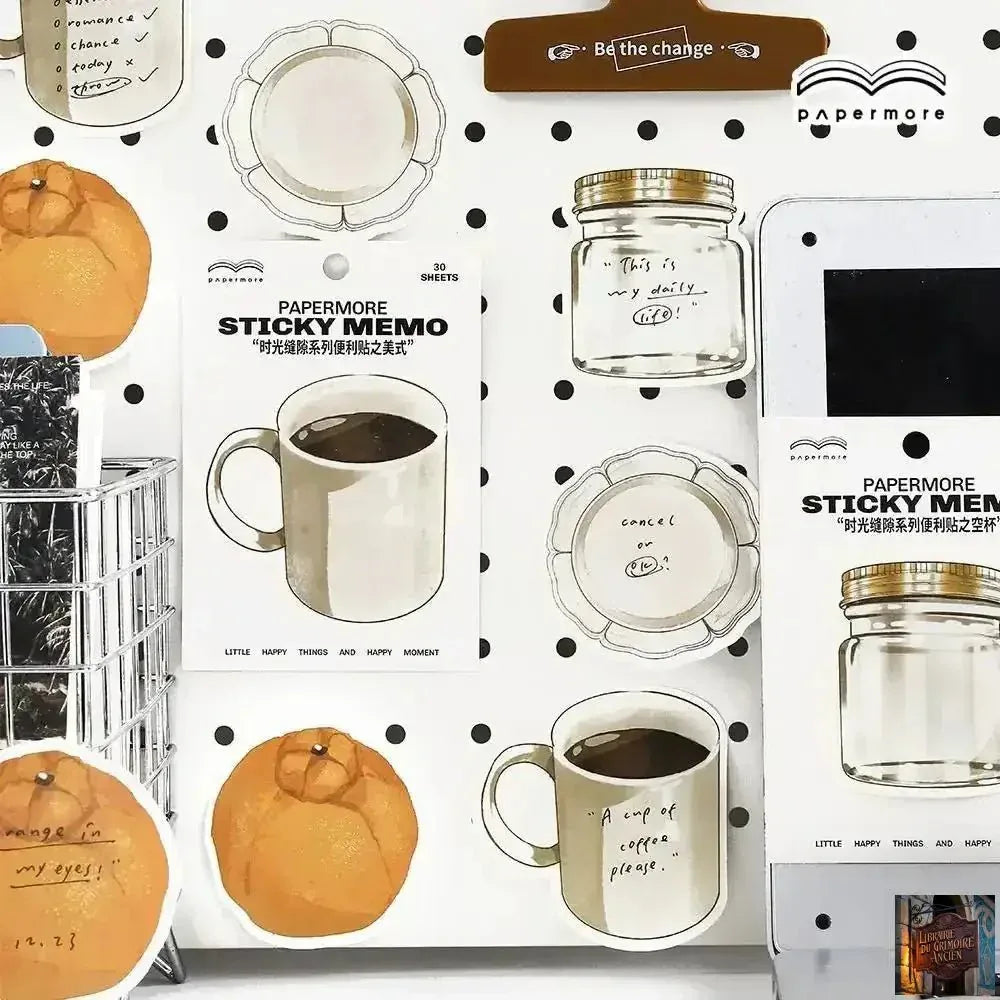 Cahier mémo déchirable de la série Time Gap, pense-bête américain rétro - © 2026 Le Grimoire Ancien