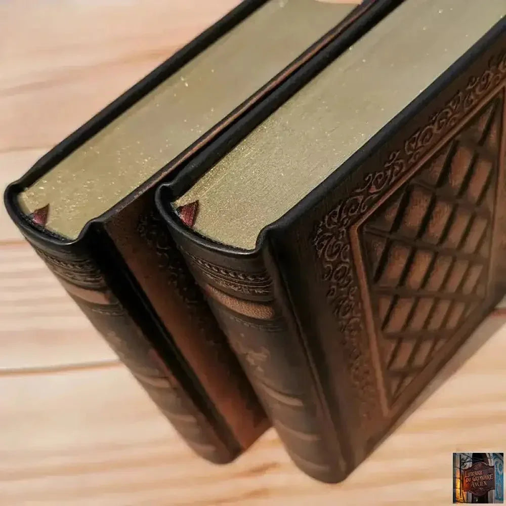 Carnet A5 vintage - 176 feuilles/livre - © 2026 Le Grimoire Ancien