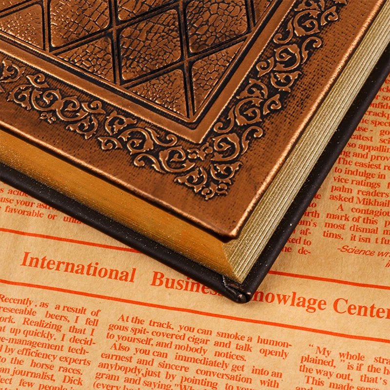 Carnet A5 vintage - 176 feuilles/livre - Le Grimoire Ancien