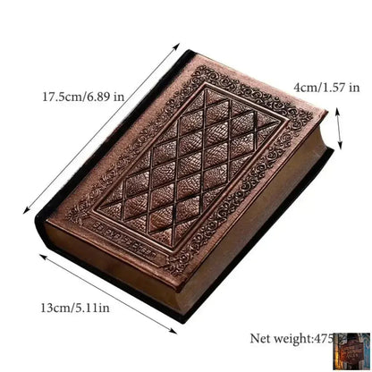 Carnet A5 vintage - 176 feuilles/livre - © 2026 Le Grimoire Ancien