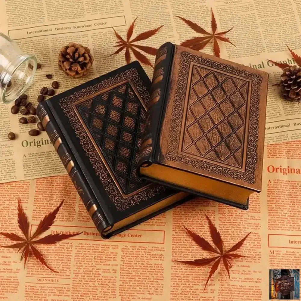 Carnet A5 vintage - 176 feuilles/livre - © 2026 Le Grimoire Ancien