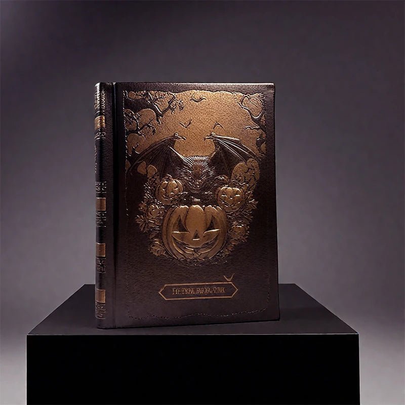 Carnet A5 vintage - 176 feuilles/livre - Le Grimoire Ancien