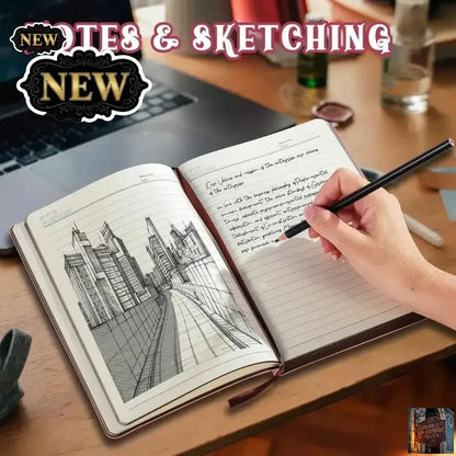 Carnet de notes A5 ligné - © 2026 Le Grimoire Ancien