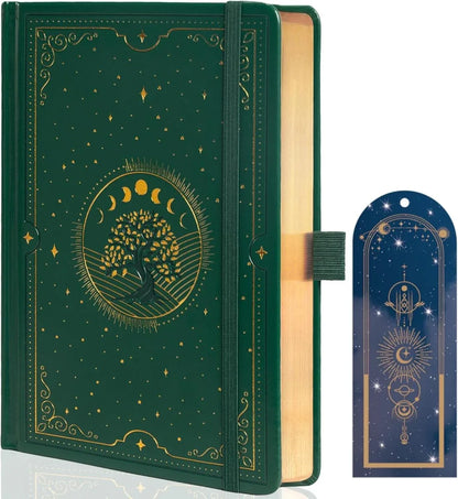 Carnet de notes ligné ou point A5 - © 2026 Le Grimoire Ancien