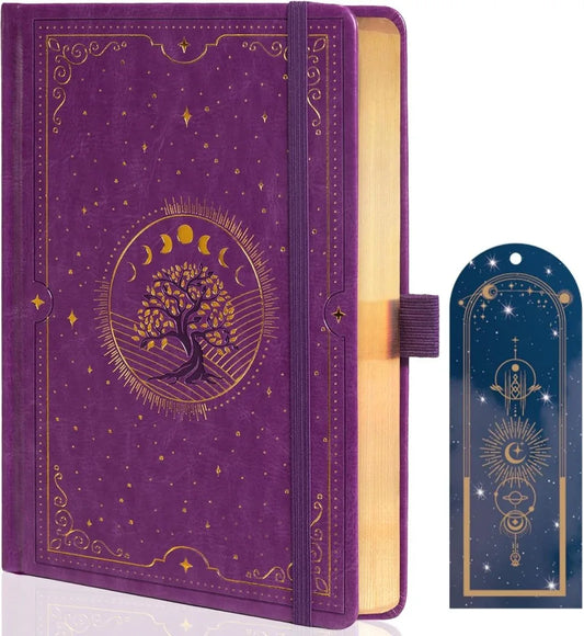 Carnet de notes ligné ou point A5 - © 2026 Le Grimoire Ancien