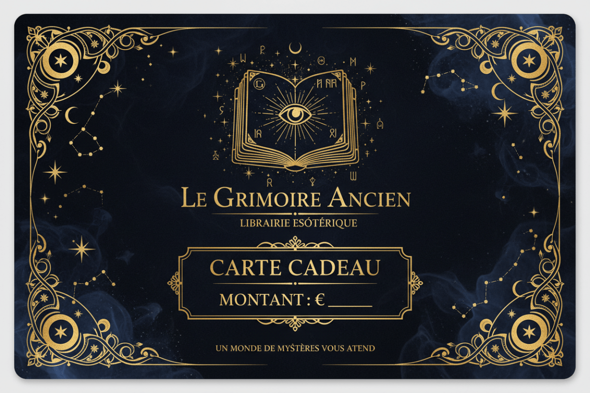 Carte - cadeau Le Grimoire Ancien - © 2026 Le Grimoire Ancien