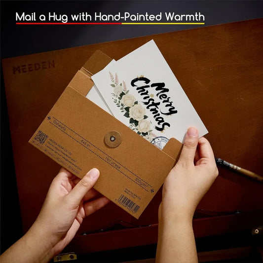 Cartes postales vierges en papier aquarelle : 10,2 x 15,2 cm - 63,5 kg/300 g/m² - 20 feuilles de papier 100 % coton - © 2026 Le Grimoire Ancien