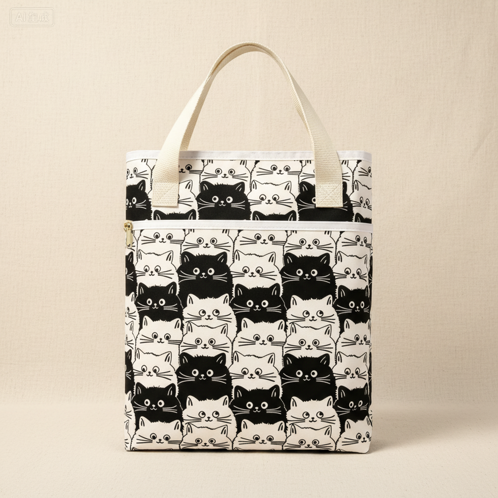 Chat noir et blanc