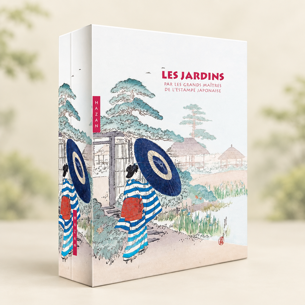 Coffret Les Jardins sur un fond végétal doux