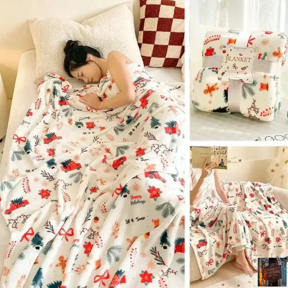 Couverture de noël en flanelle épaisse - © 2026 Le Grimoire Ancien