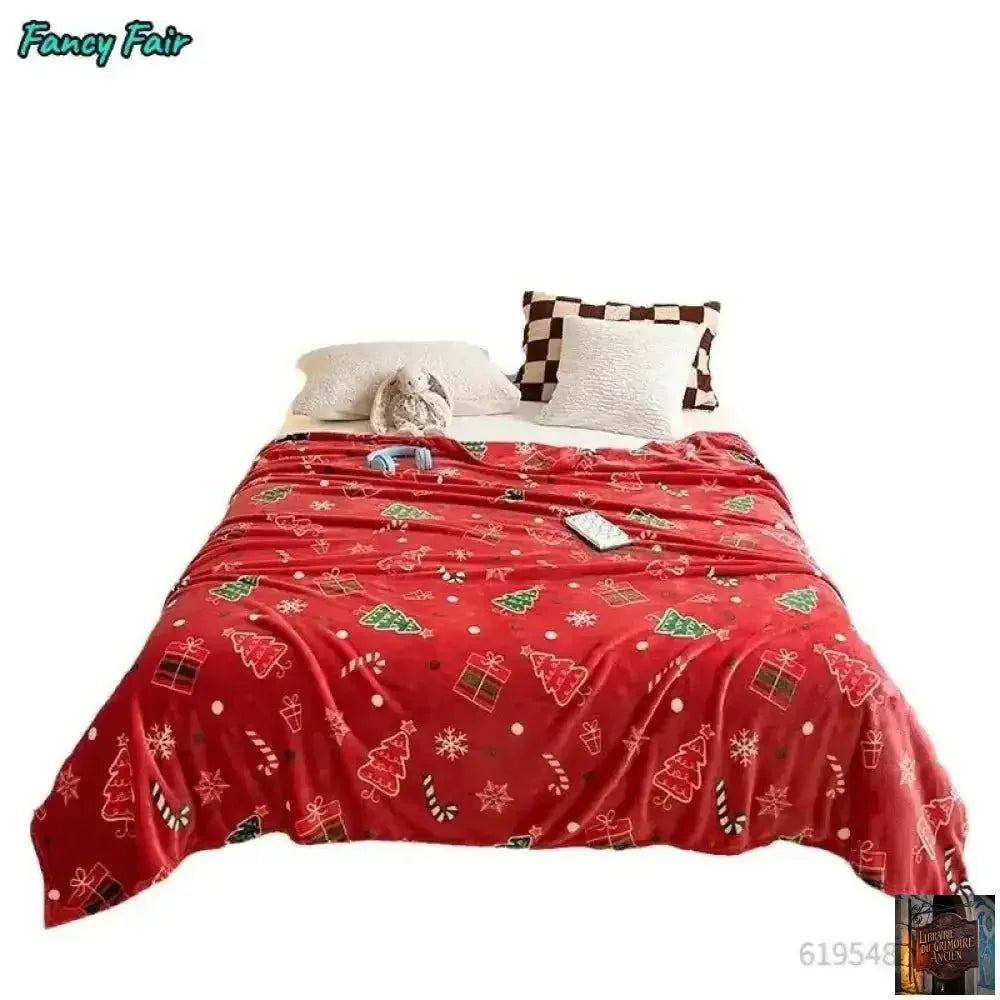 Couverture de noël en flanelle épaisse - © 2026 Le Grimoire Ancien