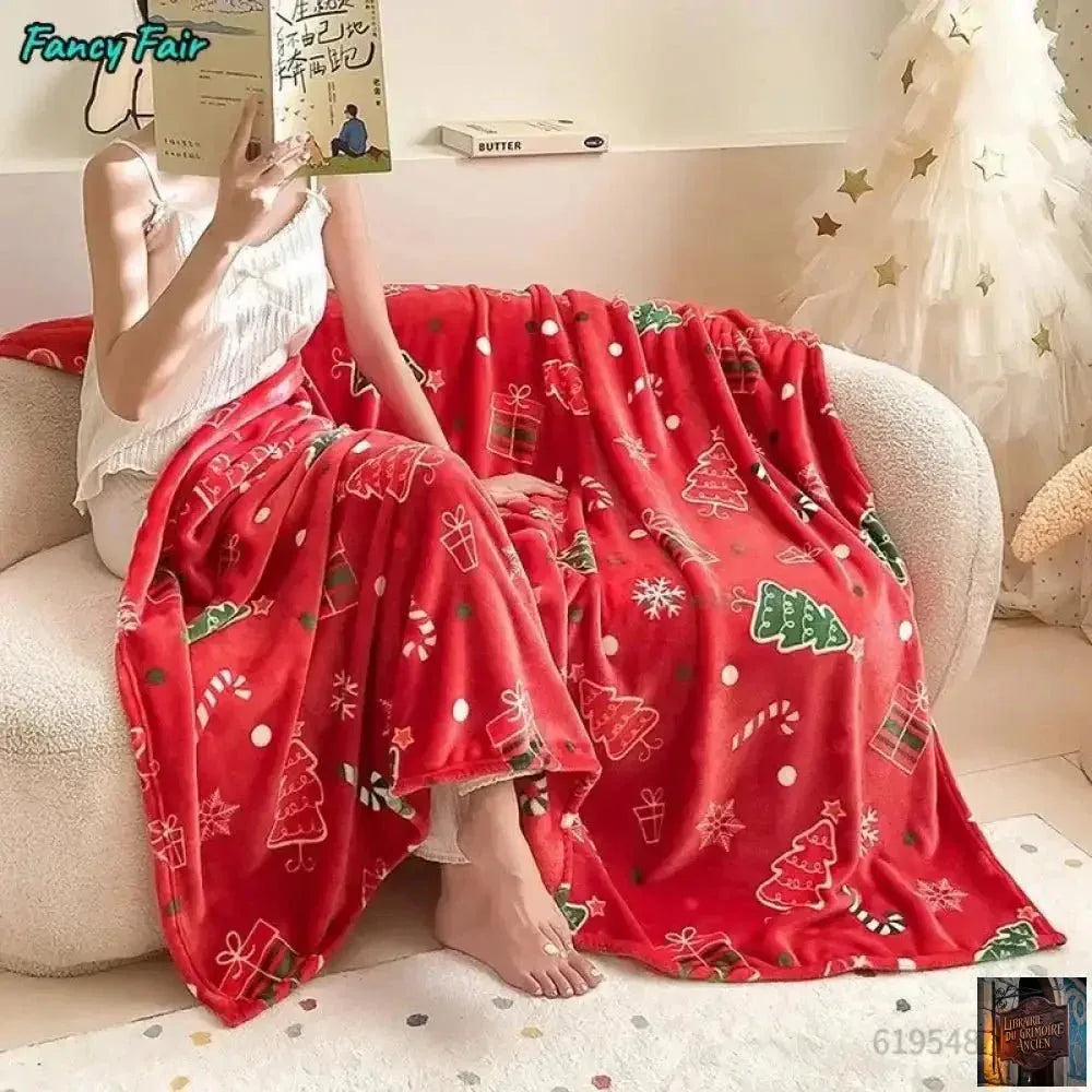 Couverture de noël en flanelle épaisse - © 2026 Le Grimoire Ancien