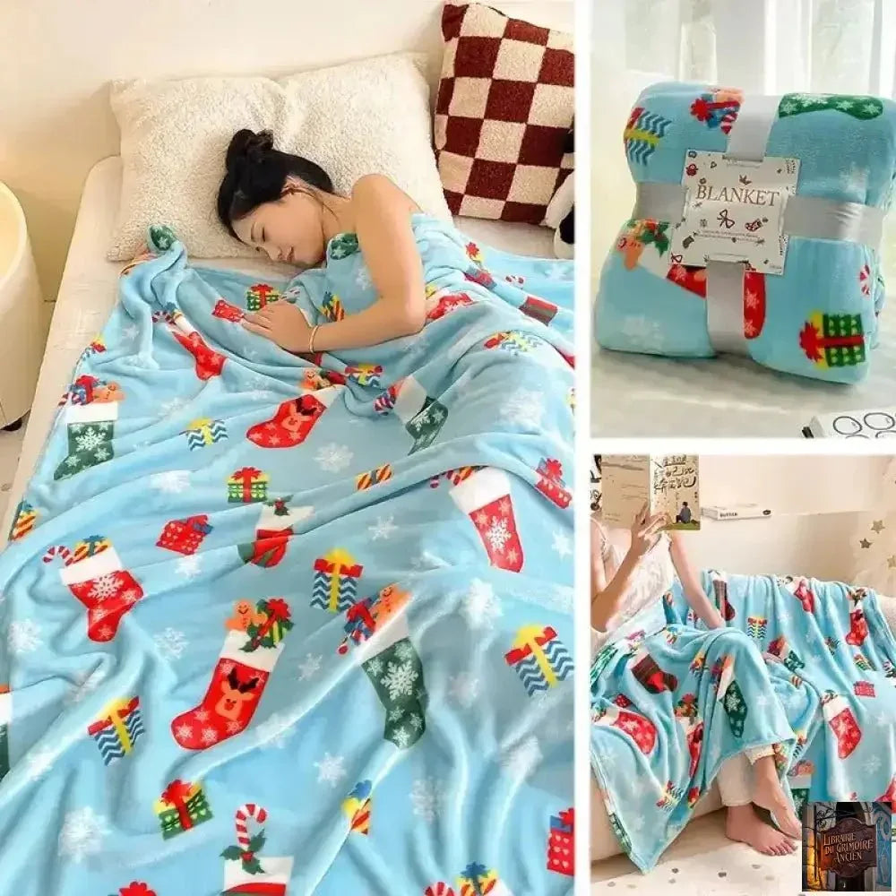 Couverture de noël en flanelle épaisse - © 2026 Le Grimoire Ancien