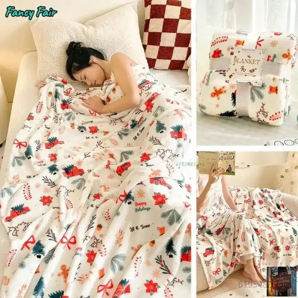 Couverture de noël en flanelle épaisse - © 2026 Le Grimoire Ancien