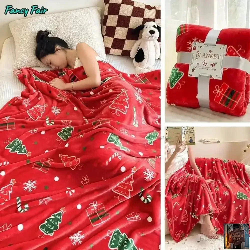 Couverture de noël en flanelle épaisse - © 2026 Le Grimoire Ancien