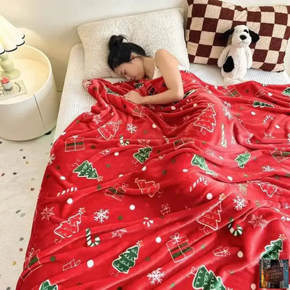 Couverture de noël en flanelle épaisse - © 2026 Le Grimoire Ancien